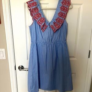 1X Blue Striped Sundress